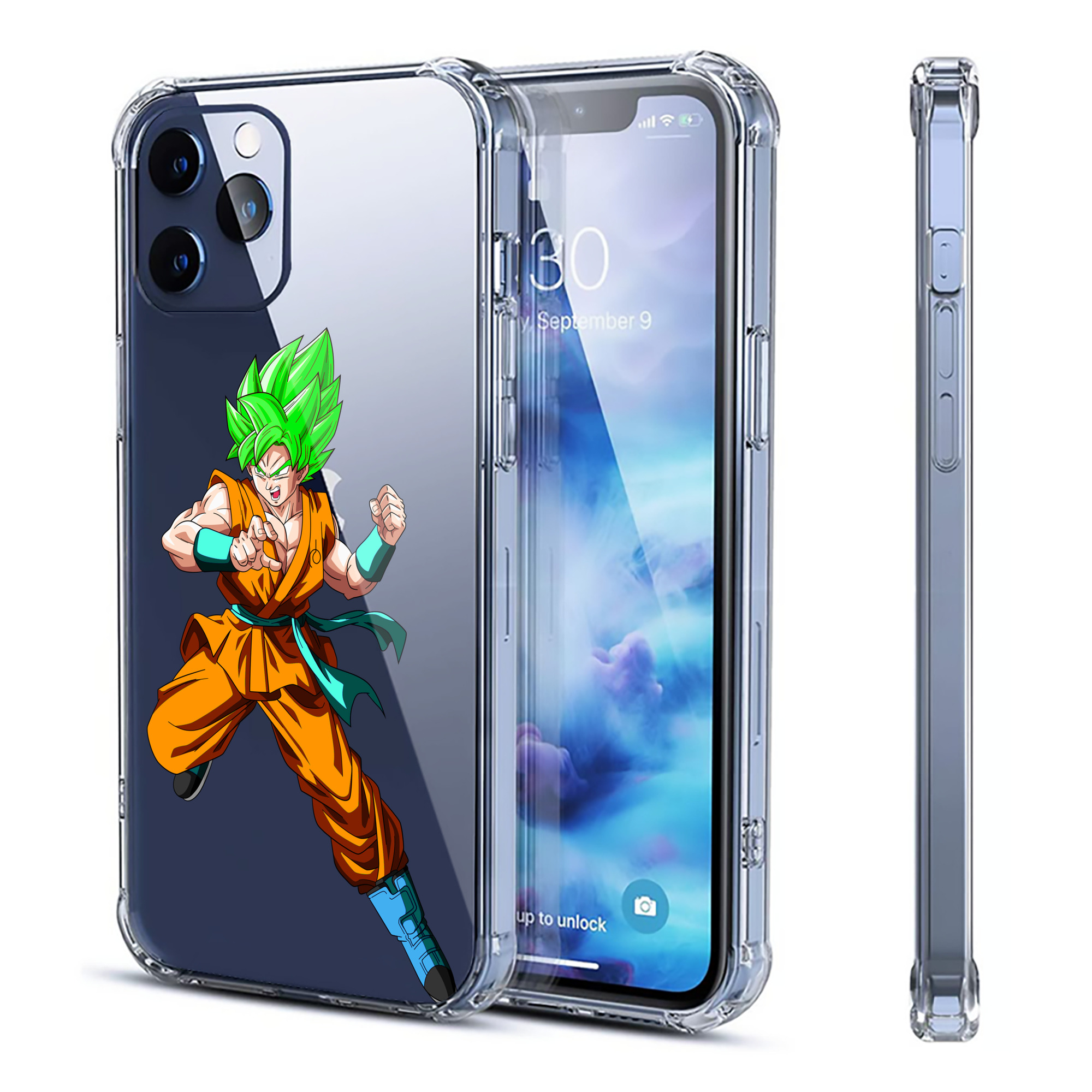 （画像用） ドラゴンボール 孫 悟飯（そんごはん）DRAGON BALL Son Gohan 【iPhone 12シリーズ対応】透明スマホケース（クリアソフトケース）